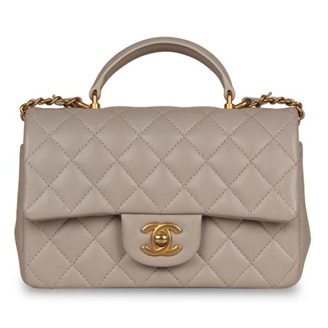 chanel classic mini grey|Chanel classic flap small.